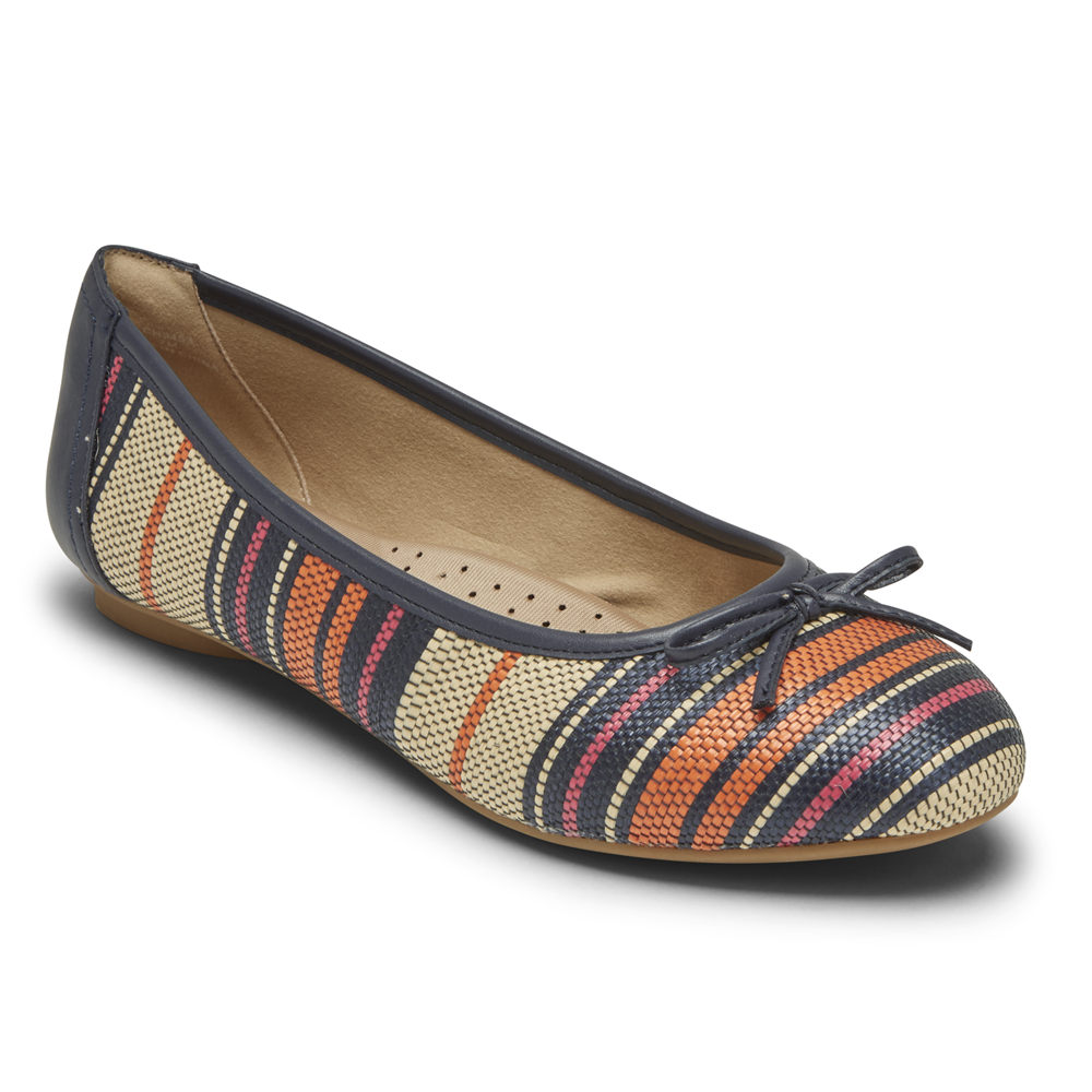 Sapatos Frouxos Rockport Mulher Multicoloridas - Reagan Bow - 83792EHXG